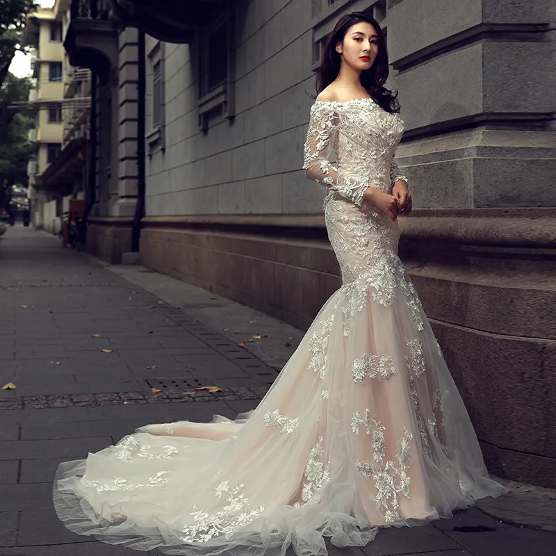 Vestidos de novia baratos RSM66353, hechos en china, los últimos vestidos de novia de sirena 2019