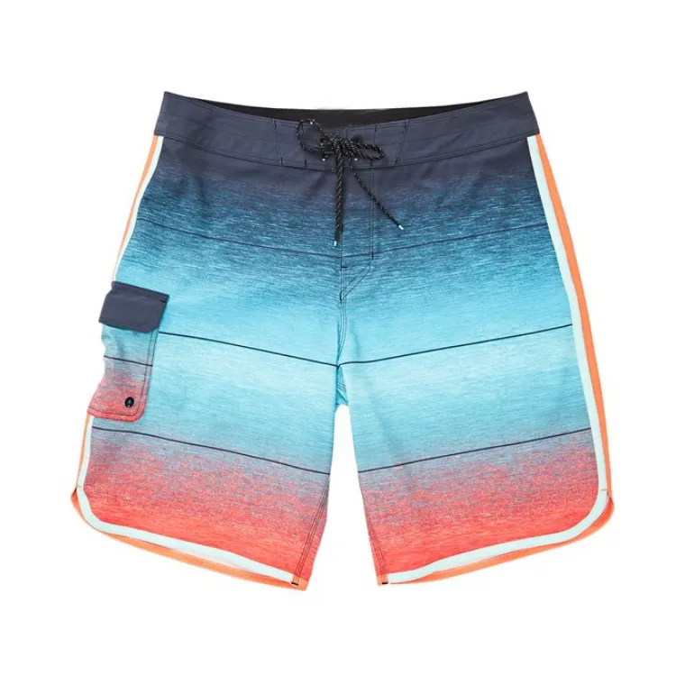 Custom design board shorts 4 way stretch männer schwimmen board shorts