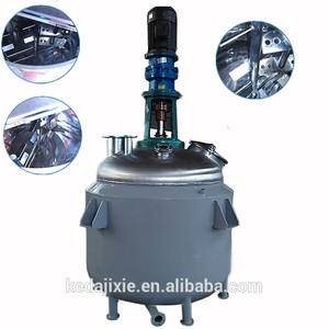 Reactor químico de polimerización de laboratorio de acero inoxidable 50l/hervidor de reacción de pirólisis/recipiente de reacción química para resina de poliéster