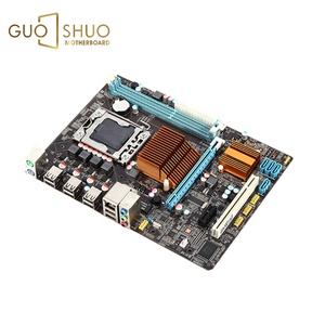 Оптовая продажа INTEL LGA 1366 разъем <span class=keywords><strong>DDR3</strong></span> 16 г памяти настольных материнских плат X58 Материнская плата для ПК