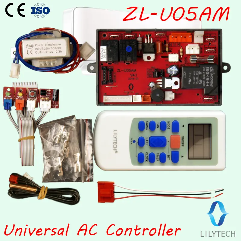 ZL-U05AM, condicionador de ar da placa de controle universal, universal a/c sistema de controle, placa de controle universal, lilytech, u05a