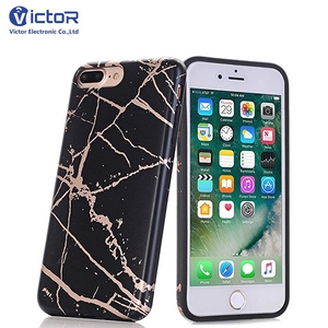 電話アクセサリー2019ファッションマーブルIMD iPhone用電話ケース7/8 Plustpuバックカバーfundas para celular