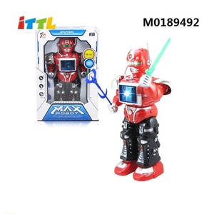 ITTL-robot Educativo de aleación con batería para niños, robot musical con luz - Product Image 5