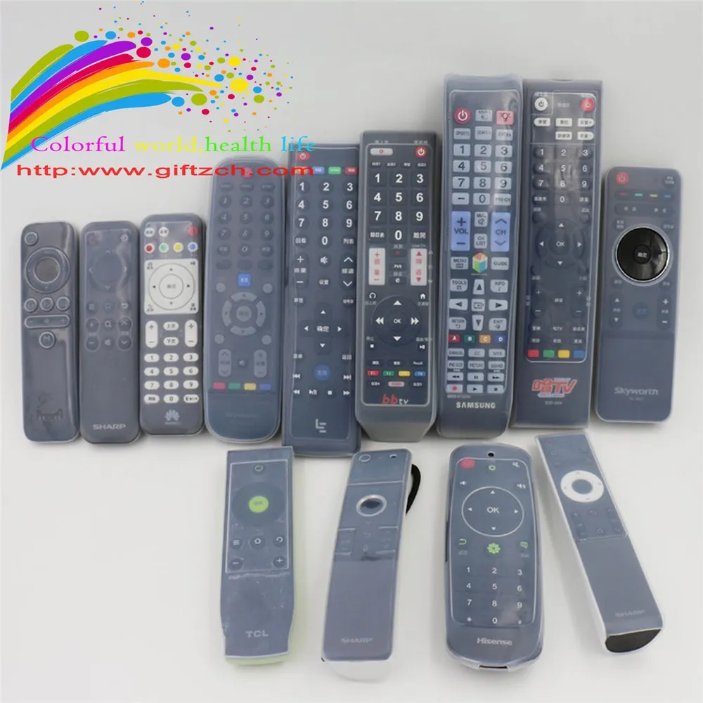 Custom TV silicone Remote Covers air condition custodia antipolvere in gomma per telecomando