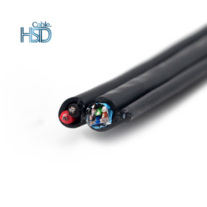 Ngoài Trời Cat5E Ethernet Utp FTP Xiêm UV Xếp Hạng Tự Hỗ Trợ 305M Với Điện Cat5 Trên Không Với Messenger Cáp Chống Nước - Product Image 3