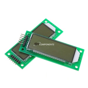 6 Digital 7 Segment 5V LCD-Modul Anzeige bildschirm Eingebauter HT1621-Controller mit Hintergrund beleuchtung