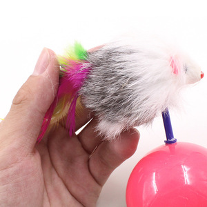 Kediler için çevre dostu komik Tumbler topu fare çiğnemek oyuncak Premium Pet çiğnemek oyuncak - Product Image 5