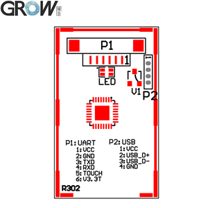 WACHSEN R302 Kapazitive Biometrische Fingerprint Scanner Modul Mit Android Linux Winidows Arduino