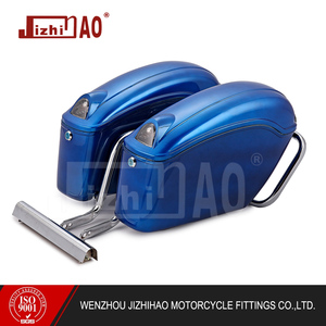 siyah sert JZH bagajına heybe için Sportster Softail Dyna özel kruvazör - Product Image 4