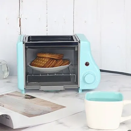 Electrodoméstico de cocina portátil, pequeño horno eléctrico de escritorio