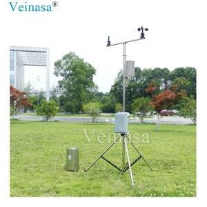 AWS005S Agro sistema de vigilancia ambiental de temperatura y humedad de la velocidad del viento dirección lluvia registrador de datos, 16 canales, estación meteorológica - Product Image 2