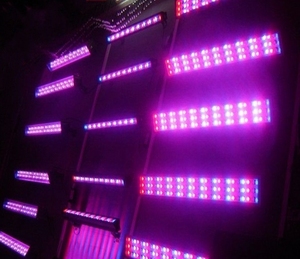 เครื่องซักผ้าผนังแสง RGB นำแถบแสงสำหรับการตกแต่งกลางแจ้ง