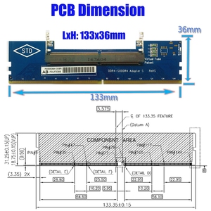 Самая низкая цена адаптера так памяти Dimm тестер Dimm к <span class=keywords><strong>Ddr4</strong></span> конвертер