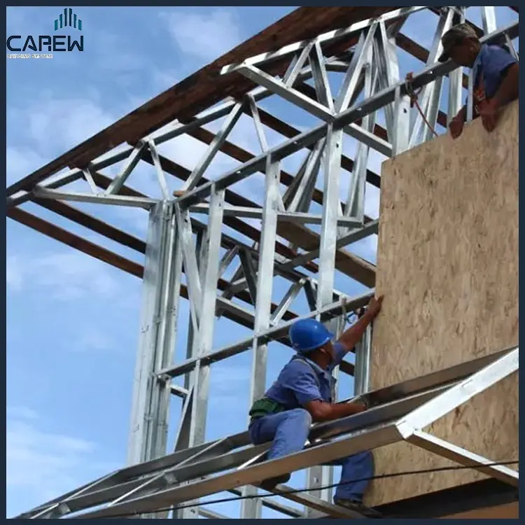 Costruzione di disegno prezzo di casa Prefabbricata costruzione del tetto In Acciaio truss per la vendita Con La Certificazione UE/EN Standard/Australia(NZ)