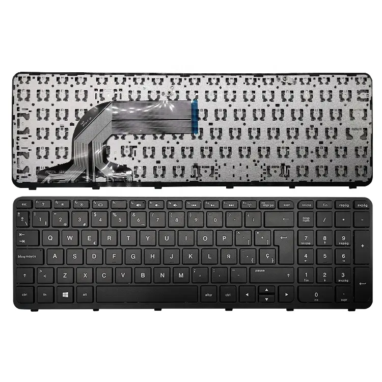 Nieuwe zwart frame SP toetsenbord Voor HP 350 G1 350 G2 355 G2 752928-001 758027-001 notebook laptop spaanse keyboard teclado