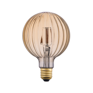 Vintage <span class=keywords><strong>LED</strong></span> Edison ampulleri, kısılabilir 4W küre G125/<span class=keywords><strong>G40</strong></span>, 2200K sıcak beyaz aydınlatma dekorasyon için, e26 orta taban, sincap kafesli F