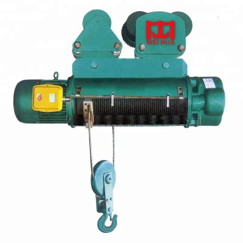 Weihua Gru 3 t 5 t 10 t 15 t 20 t Controlelectric Filo di Corda di Controllo Remoto Piccolo In Testa 10 ton Elettrico di Sollevamento 12 t