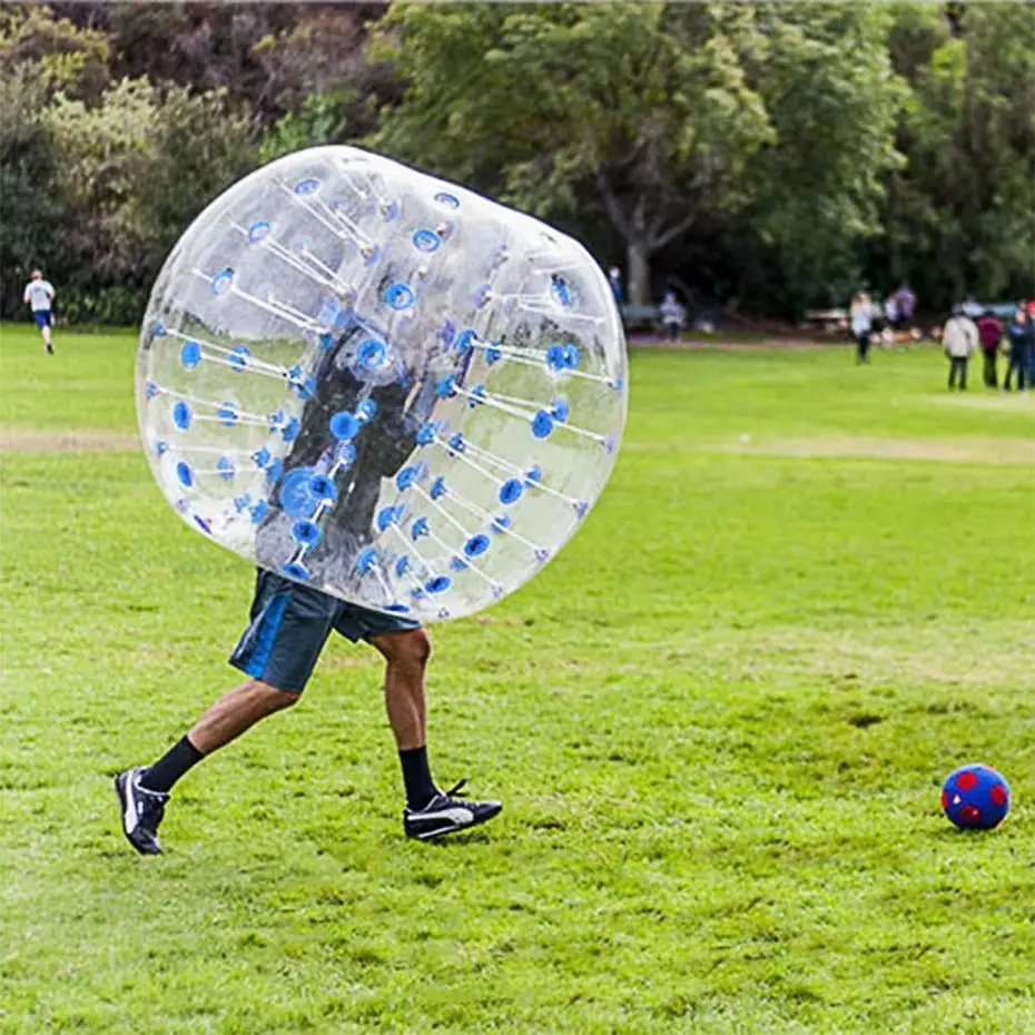 आउटडोर गतिविधि में Inflatable टक्कर गेंद बम्पर चलाने टच गेंद बफर खिलौने बिक्री के लिए