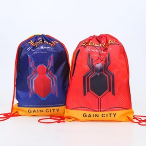 Promoción de sublimación personalizada GymSack Vote bolsa con cordón impermeable Nylon poliéster elección tirar de la cuerda dibujar mochila con cuerda - Product Image 2