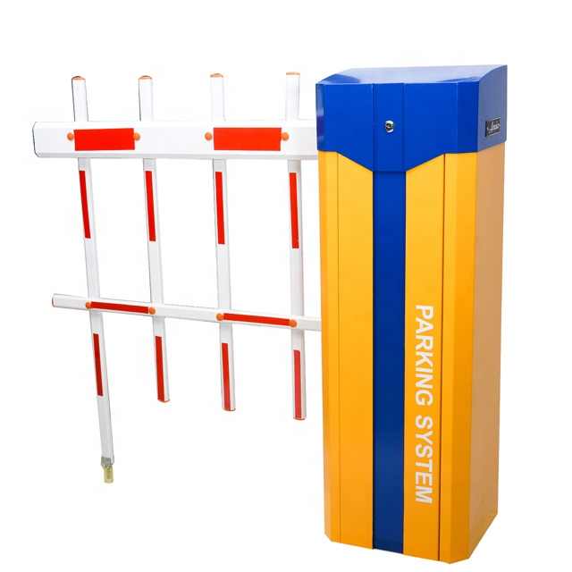 Outdoor Verwenden 2 Zaun Arm Automatische Boom Barrier Gate Motor RFID Automatisierten Zaun Boom Barrier Gate