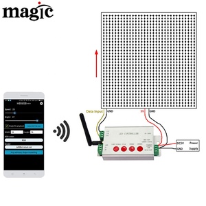 H806SB LEDBuild eidt программное обеспечение SD-карта WIFI WS2811 WS2812 Smart RGB LED WiFi пиксельный контроллер - Product Image 3