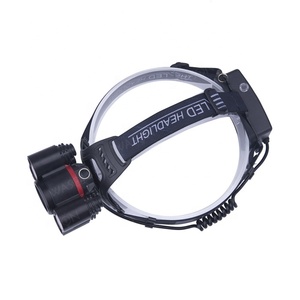 ไฟหน้า LED T6 Led + 40 * SMD,ด้านบนเซ็นเซอร์อัตโนมัติแบบแฮนด์ฟรีลำแสงกว้างชาร์จได้สว่างที่สุด - Product Image 4