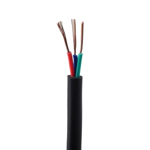 Özel PVC jaketl tel 2 çekirdek TRVV süper flex kontrol elektrik kablosu 4/6mm
