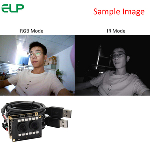 ELP-Cámara de doble lente con reconocimiento facial, dispositivo con USB, RGB, IR, salida Dual, AR0230, Sensor HDR, 105dB, detección biológica, cámara Web con LED IR - Product Image 3