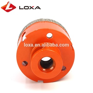 LOXA 68mm ואקום Brazed Core תרגיל M14 יבש קידוח יהלומי חור מסור הטוב ביותר עבור שיש, אבן, אריח קידוח