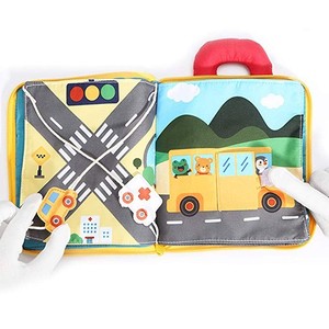 Meraklı Columbus sessiz kitap kumaş büyütmek için görüntü üzerinde rulo yoğun kitap eğitici aktivite oyuncak bebekler için - Product Image 3