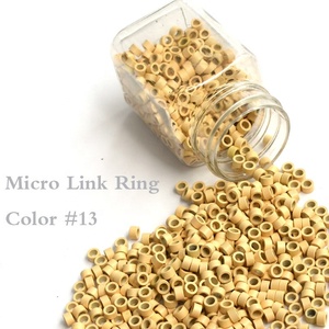卸売3.5*2.0 * <span class=keywords><strong>2.0mm</strong></span>ネジなしマイクロリングヘアビーズチューブヘアリングアクセサリー