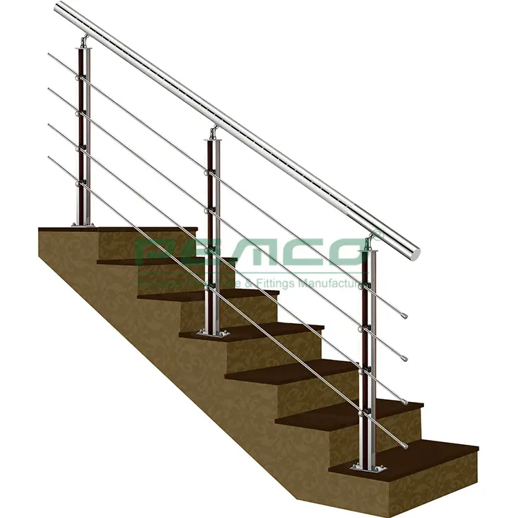 Barandilla de escalera de acero inoxidable 304, barandilla y barandilla para interiores, gran oferta
