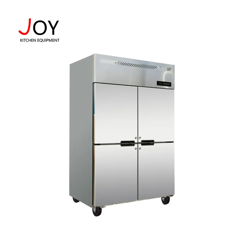 4 portes de Cuisine Commerciale Congélateur Vertical Frefrigerator Congélateur À Dubaï