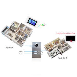 Smart Home <strong>System</strong> 7-Inch 4 Wire Door Phone 7inch 4 Wire House <strong>Intercom</strong> with Wifi Smartphone Remote Control and <strong>Motion</strong> <strong>Detection</strong> - Product Image 3
