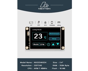 <strong>Nextion</strong> Enhanced NX3224K024 2.4&quot; HMI Intelligent Smart USART UART Serial Touch Screen TFT <strong>LCD</strong> Module Display Panel for <strong>Arduino</strong> - Product Image 4