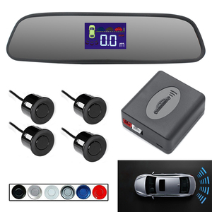 Car Accessories 4 <strong>Sensors</strong> 22mm Buzzer <strong>LED</strong> Parking <strong>Sensor</strong> Kit <strong>Display</strong> Car <strong>Reverse</strong> Backup Radar Monitor System Parking Assistance - Product Image 2