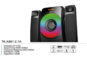 高品质TK-861-<span class=keywords><strong>2.1</strong></span> <span class=keywords><strong>2.1</strong></span>家庭影院系统<span class=keywords><strong>2.1</strong></span>扬声器，带BT/FM/USB/MP3/SD/遥控器