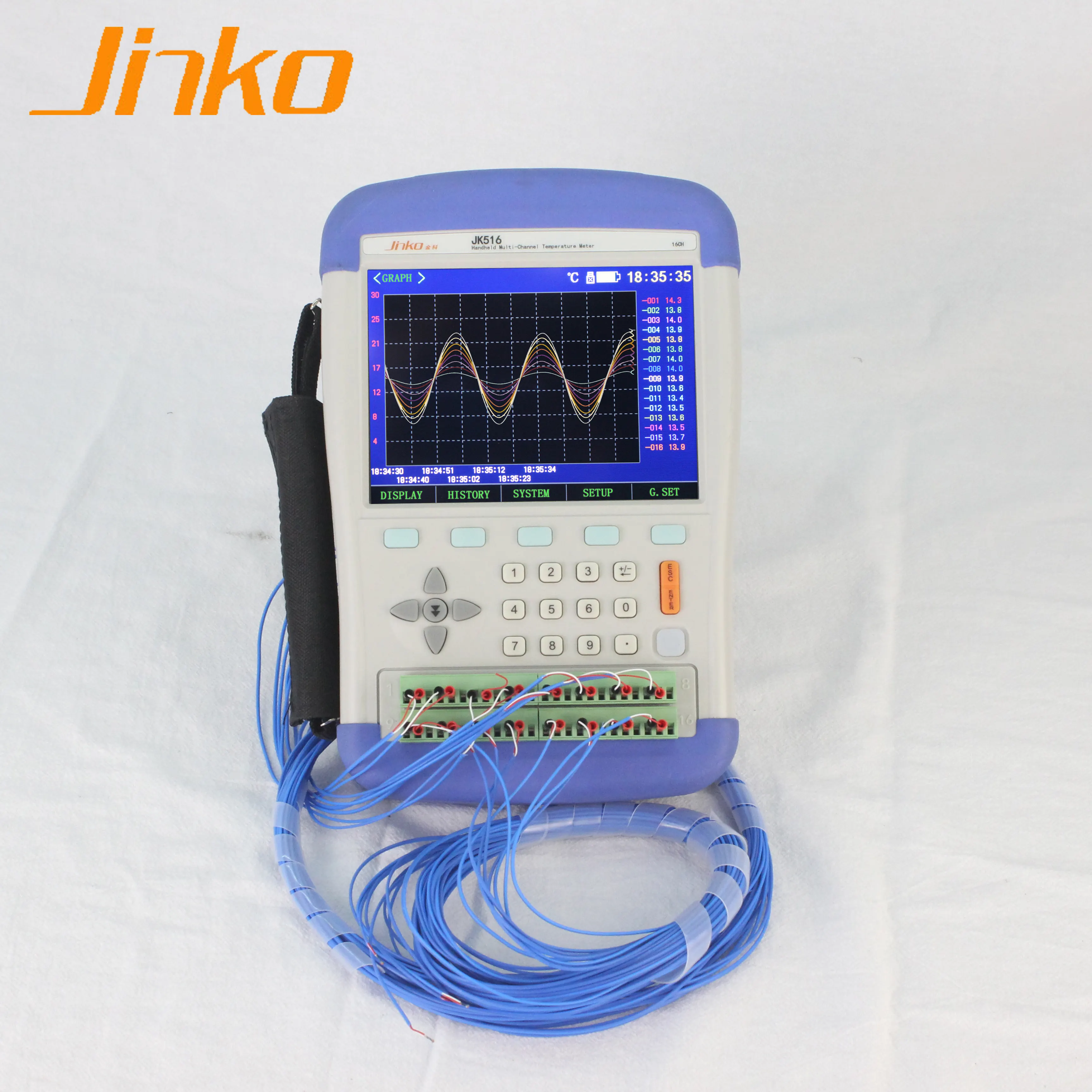 Nuovo prodotto registratore di dati di temperatura JK516 con termometro digitale per misuratore di temperatura al miglior prezzo