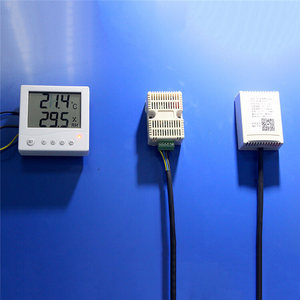 Modbus RS485 4-20ma 0-10V salida LCD pantalla Digital de temperatura y Sensor de humedad por dentro