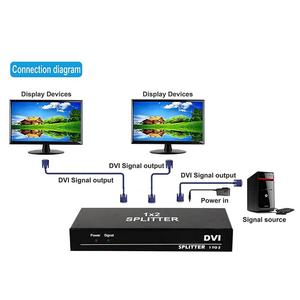 1x2 DVI <strong>Splitter</strong> Multiple <strong>Video</strong> Display Support 4K 2K 3D,1 <strong>Input</strong> <strong>2</strong> <strong>Output</strong> DVI Distribution - Product Image 3