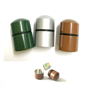12*18mm במלאי בתפזורת עמיד מגנטי ננו מטמון מכולות לייזר חריטת אלומיניום מיקרו סרבית מיכל