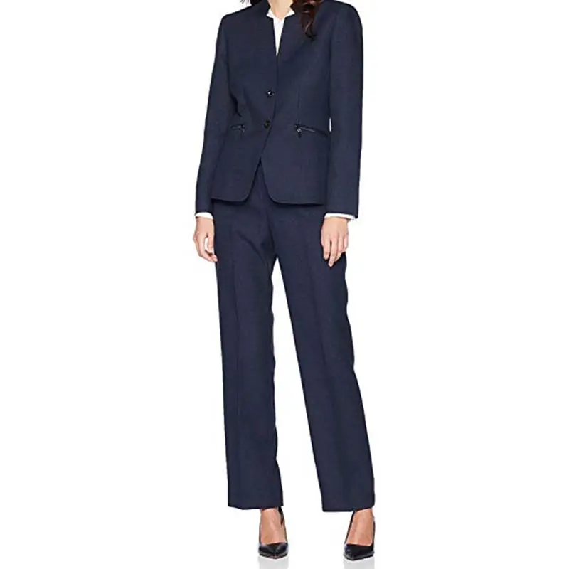 Traje de uniforme de oficina para mujer, ropa de moda para mujer, traje Formal de negocios, Pantalones