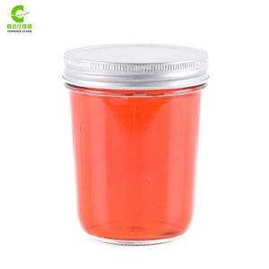 חצי pint בנסן ג 'ס ג'-חצי פנצ 'ר בנאי זכוכית צלולים קלאסי צנצנות עם מכסה עץ זכוכית