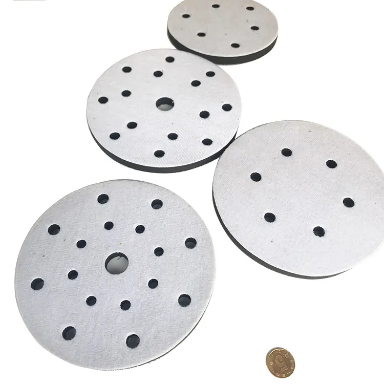 5 ''Multi Holes Kissen polster/SAR Hook Look Soft Interface Pad 150mm dicke Schleif mittel/Schaumstoff schnitts telle 15 Löcher