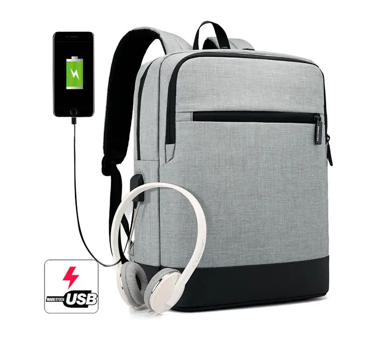 Litthing Lymech — sac à dos étanche pour ordinateur portable, boîtier Oem, avec chargeur USB, bon marché, 15.6