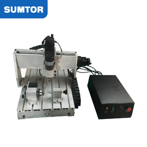 小型CNC3040数控雕刻机高精度全自动3轴/4轴数控刳刨机 - Product Image 2