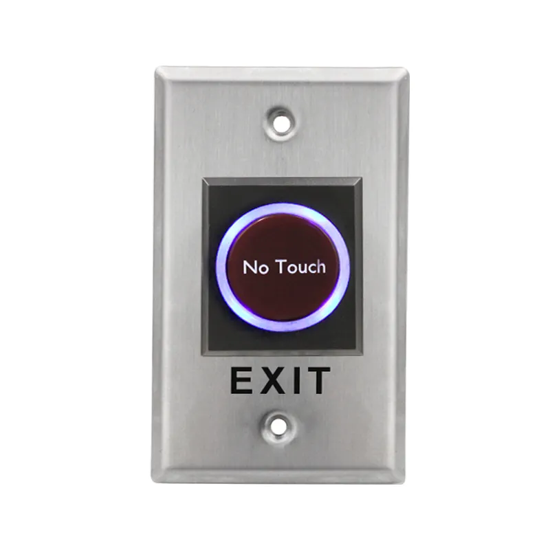 キャメルZKLED照明付きスイッチプッシュボタンワイヤレス赤外線センサータッチなし非接触ドアリリースパニック出口ボタン