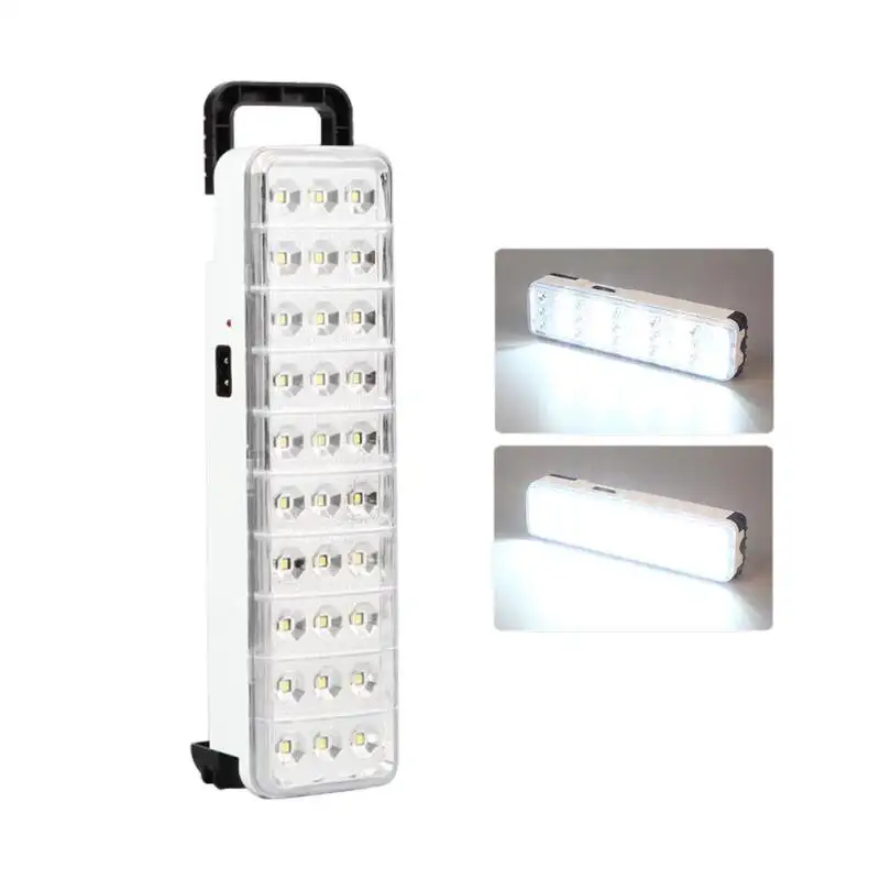 Ready to ShipIn StockFast DispatchPortable 60LED Emergency Light Rechargeable Flashlight 30 LED Emergency Lamp