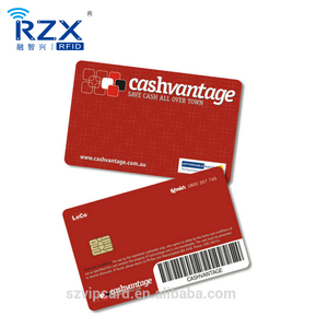 CR80 ПВХ IC/магнитная полоска со штрих-кодом с QR-кодом для программы лояльности супермаркетов тисненая пластиковая коробка для трафаретной печати - Product Image 4