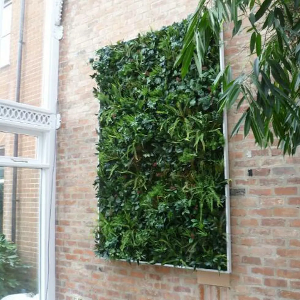 Vendita calda living planter vertical garden piante verdi artificiali pareti per uso esterno